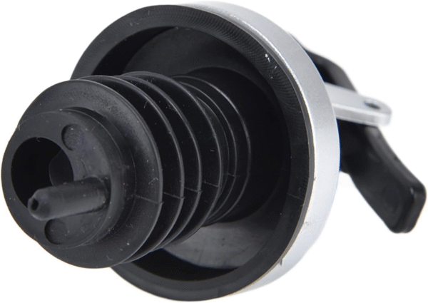 Pack of 02 Oil Spout Oil Bottle Stopper Lock Plug Seal Leakproof Food Grade Rubber Nozzle Beverage Dispenser Oil Pourer for Kitchen Bar - Image 4