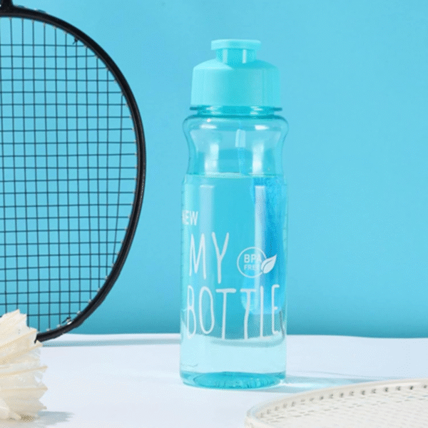 Multi-Color Transparent Water Bottle Portable Sports Cup for Drinking Kitchen Tools 550ml Water Bottle for School Gym Travel Girl Boy - Image 3