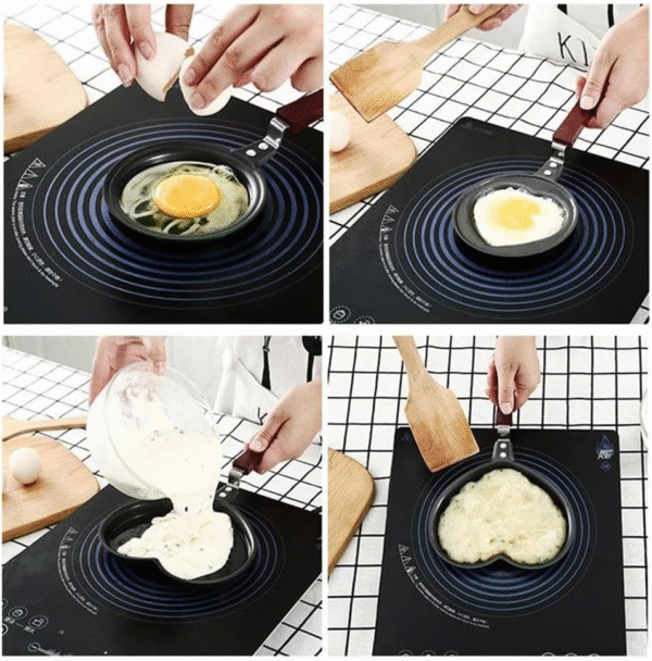 Multi Design Non-stick Frying Pan Pancake Maker Egg Mold Pan Flip Omelet Mold Breakfast Egg Fry Kitchen Tools Mini - Image 3