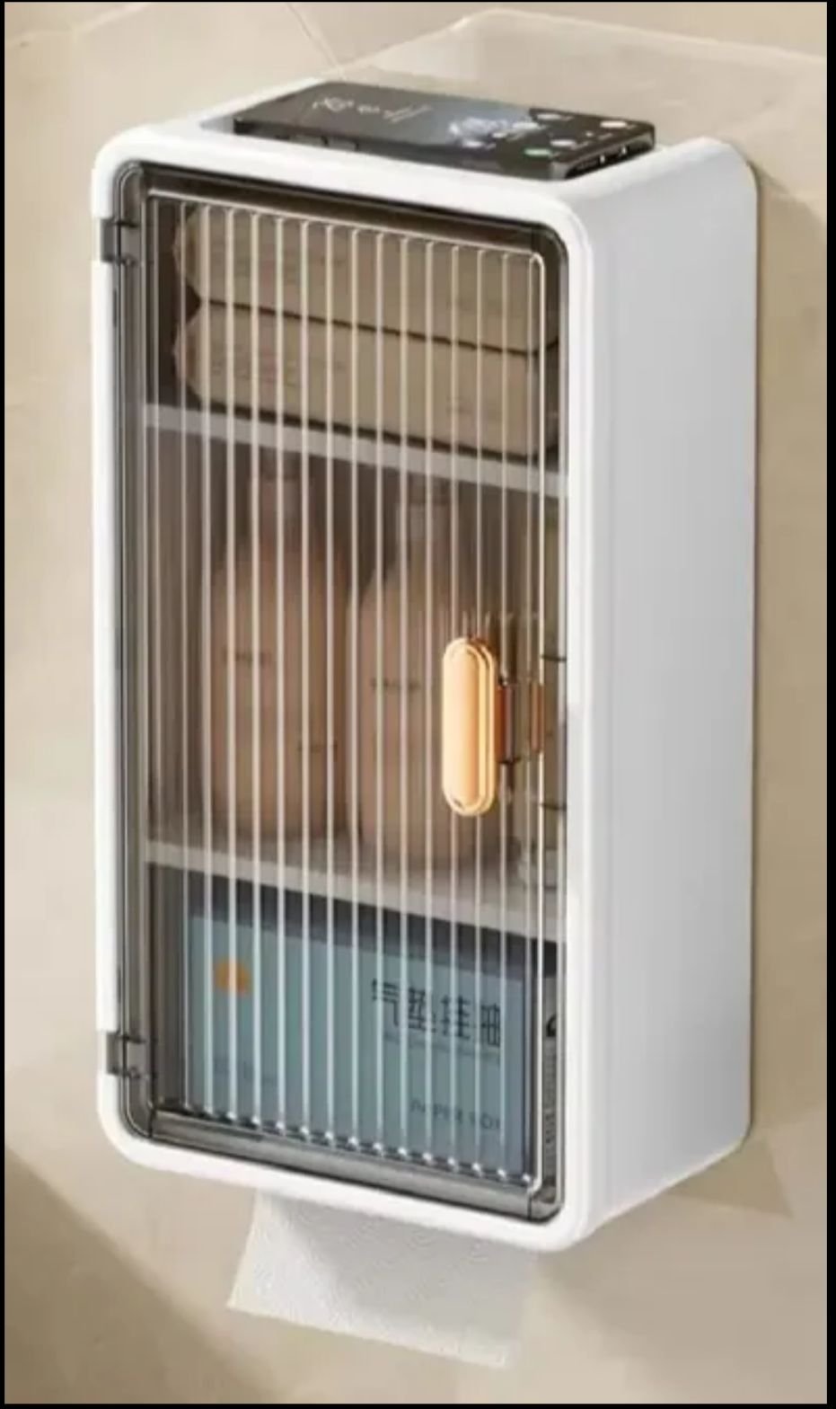 Wall Mounted Dustproof Tissue & Storage Box - Image 3