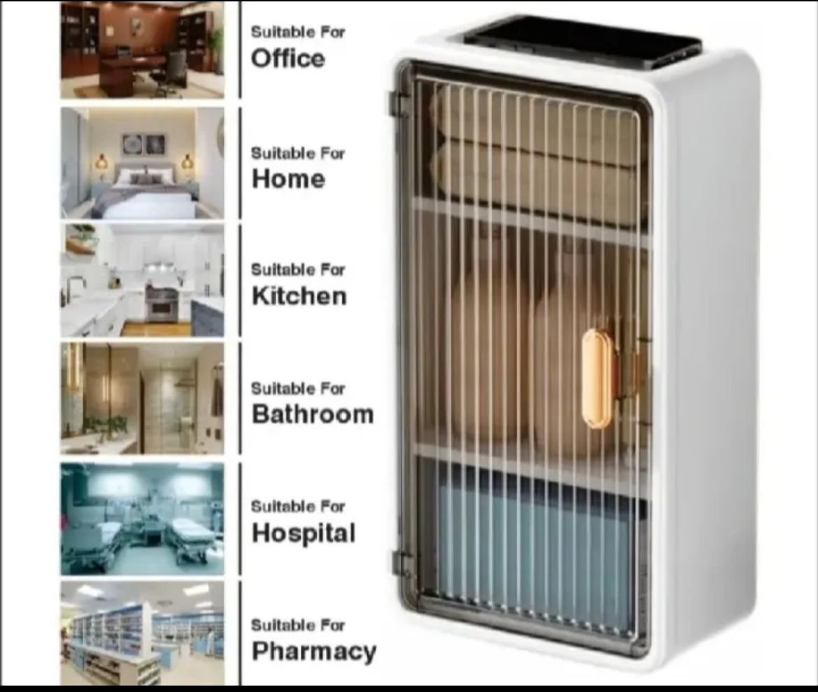 Wall Mounted Dustproof Tissue & Storage Box - Image 5