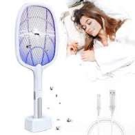 Gecko Mosquito Racket Rechargeable Electric Bug Zapper - Image 2