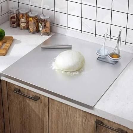 Stainless Steel Cutting Board – 3 Sizes Kitchen Chopping Board Non-Slip Metal Cutting Board - Image 5