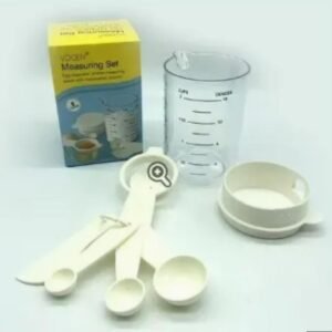 6 Pieces Kitchen Baking Measuring Set – 0.5L Measuring Cup with Strainer & Pourer Cover