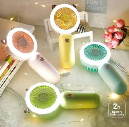 Handheld Mini Fan USB Rechargeable Portable Pocket Air Conditioner - Image 2