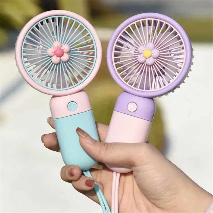 Handheld Mini Fan USB Rechargeable Portable Pocket Air Conditioner - Image 3