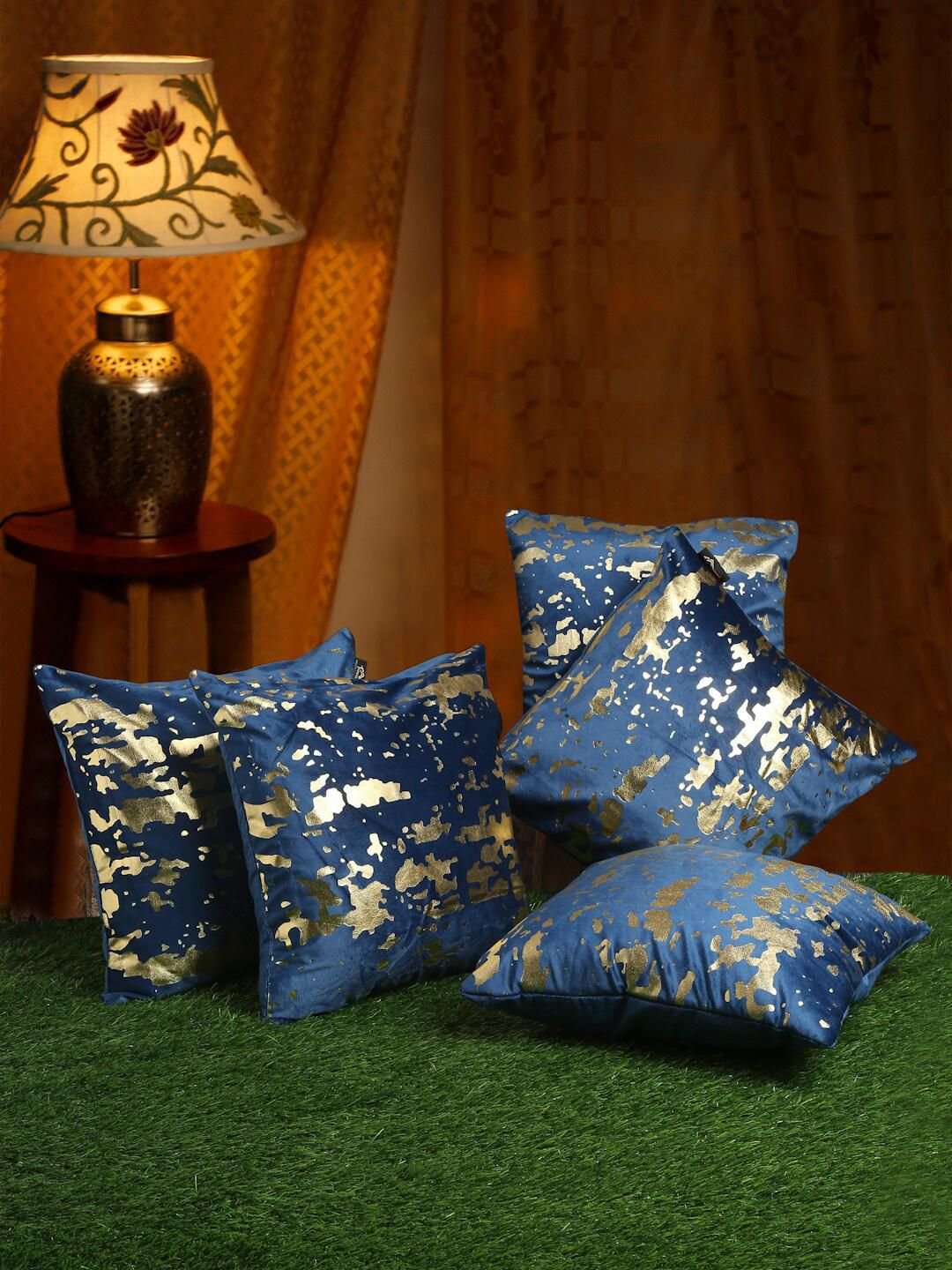 Luxury Velvet Cushion Cover Set – Pack of 6 | Soft Decorative Pillow Covers