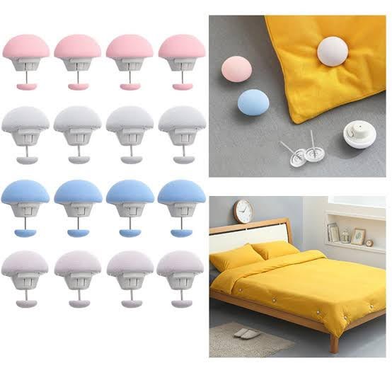 🛏️ Bedsheet Gripper Buttons (4 Pcs Set) - Image 4