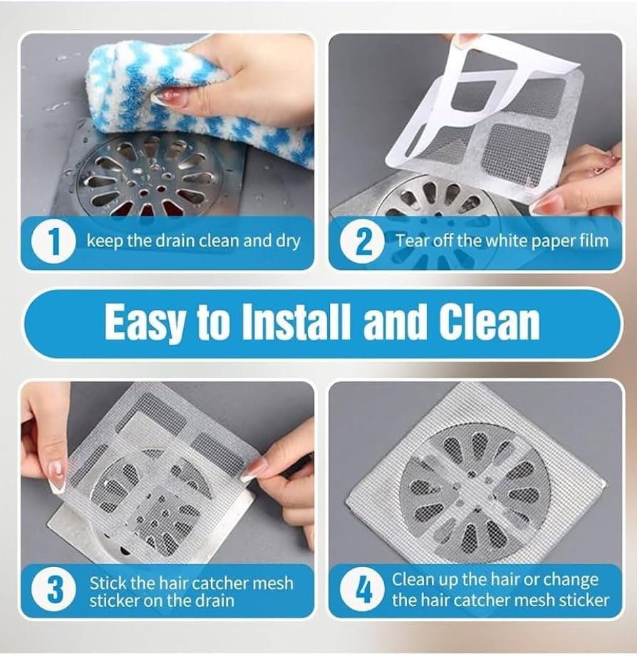 10 PCS Disposable Mesh Sink Strainer Bags