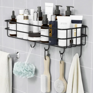 Rectangle Metal Stand With Hooks