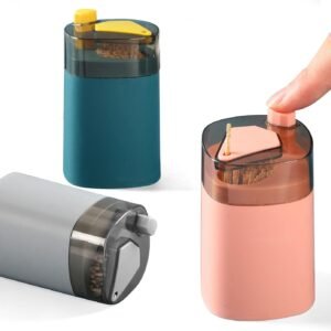 Automatic Toothpick Dispenser – Hygienic One-Touch Toothpick Holder Box