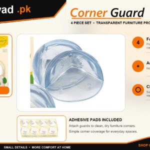 Transparent Baby Safety Corner Guards – 4 Piece Set